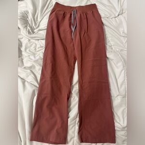 Figs Mauve High Waisted Livingston Scrub Pant